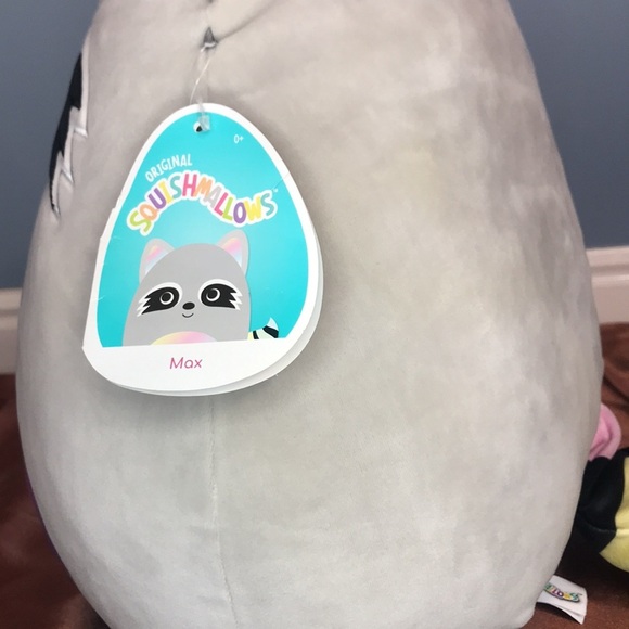 NWT Max the raccoon big original squishmallow kids toy plush stuffed animal 14” - Picture 6 of 10